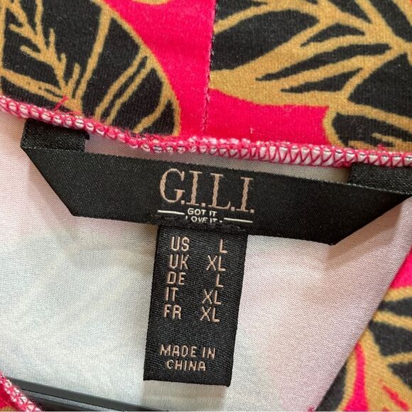 G.I.L.I. MAXI DRESS IN RED FLORAL - Picture 5 of 6